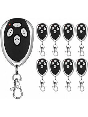 8 Pcs 4-Channel Gate Opener Remote Control - Universal Compatibility & Easy
